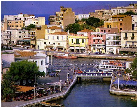 The town of Agios Nikolaos